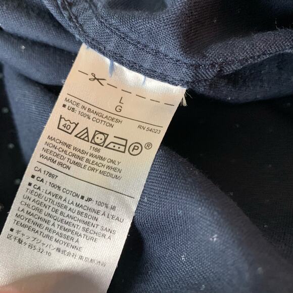 Banana Republic Slim Stretch Fit Shirt Size Large - Picture 5 of 8